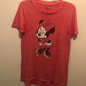 Disney Minnie Mouse red t shirt size Medium